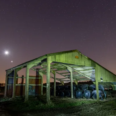 Syzygy Over Barn